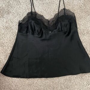 Victoria's Secret Black Camisole with Lace Detail